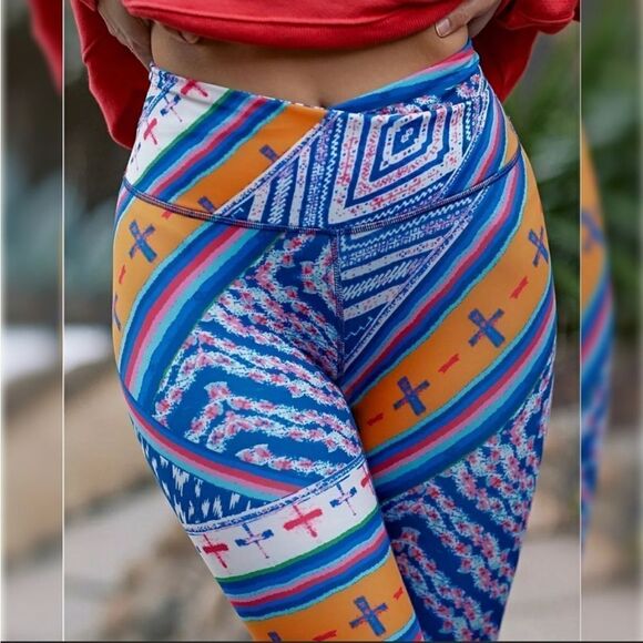 Free People Movement Ashford Lose Control Leggings In Ski - Picture 2 of 13